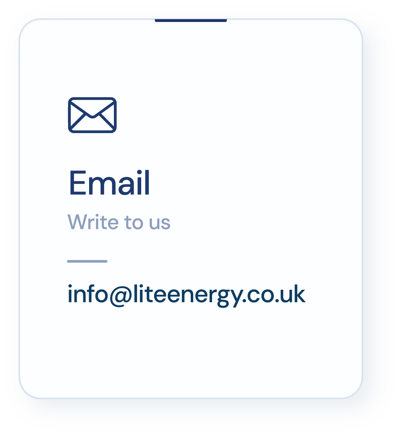 Contact card email